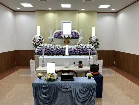 マキノ祭典で葬儀を行なった写真