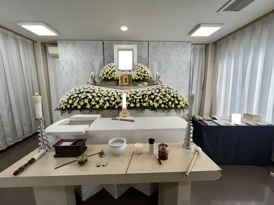 マキノ祭典で葬儀を行なった写真