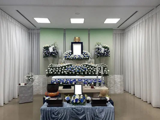 マキノ祭典で葬儀を行なった写真