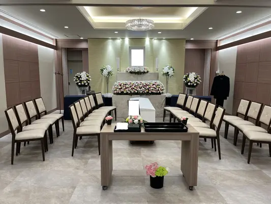 マキノ祭典で葬儀を行なった写真