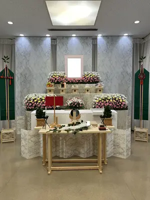 マキノ祭典で葬儀を行なった写真