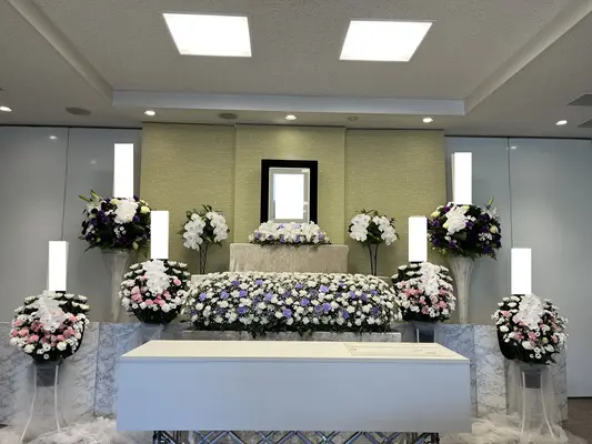 マキノ祭典で葬儀を行なった写真