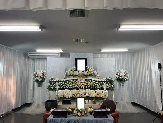 マキノ祭典で葬儀を行なった写真