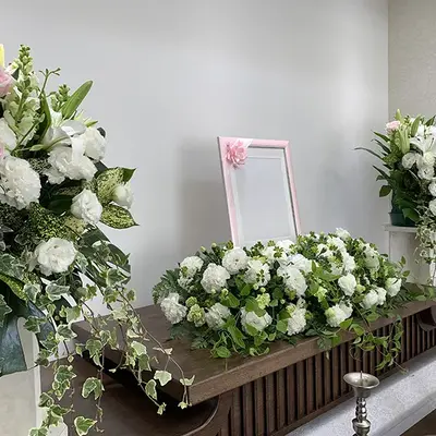 溝口祭典（こすもす会館）で葬儀を行なった写真