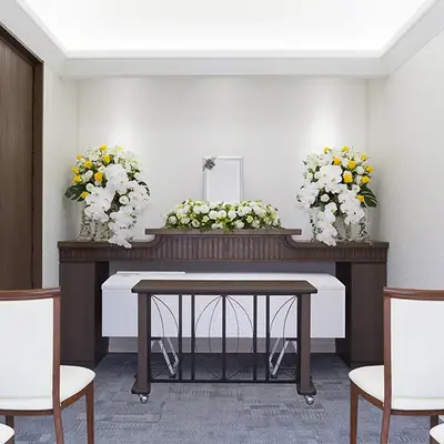 溝口祭典(こすもす会館)で葬儀を行なった写真