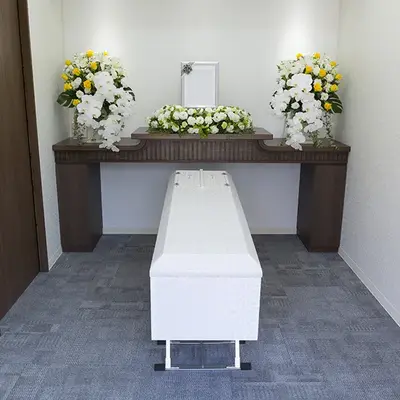 溝口祭典(こすもす会館)で葬儀を行なった写真