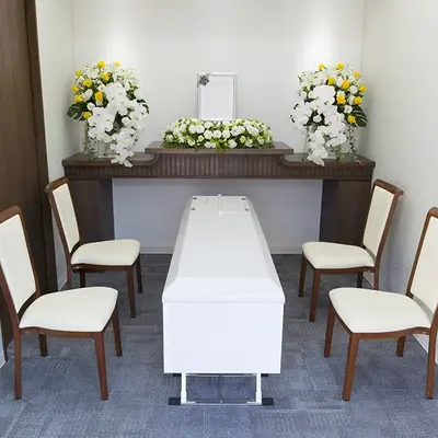 溝口祭典(こすもす会館)で葬儀を行なった写真