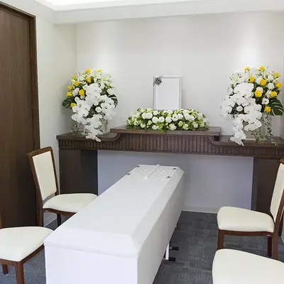 溝口祭典(こすもす会館)で葬儀を行なった写真