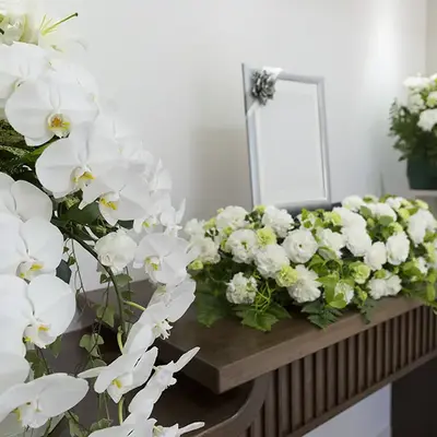 溝口祭典(こすもす会館)で葬儀を行なった写真