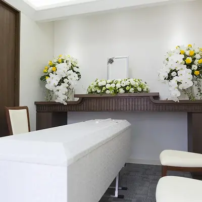 溝口祭典(こすもす会館)で葬儀を行なった写真