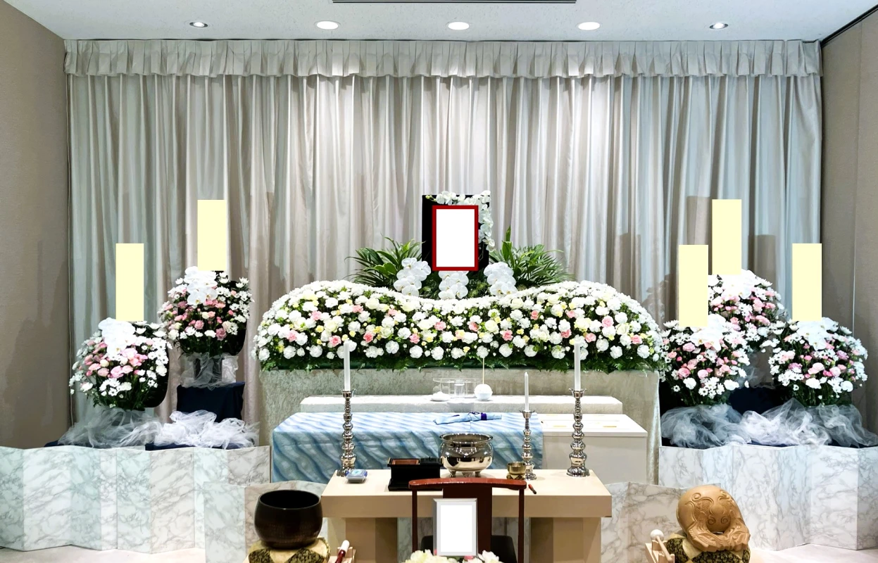 華やかな生花祭壇プラン