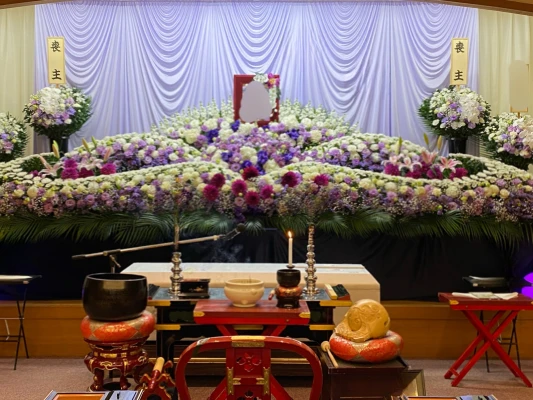 家族葬の彩華で葬儀を行なった写真