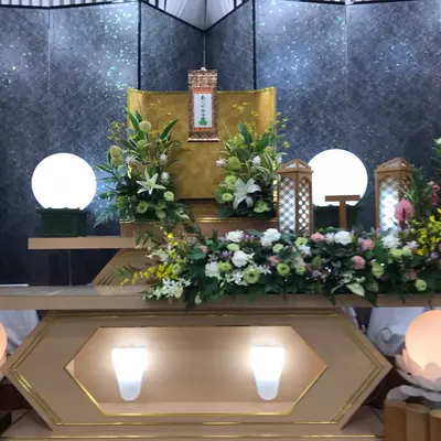 秋桜（ホール八日市）で葬儀を行なった写真