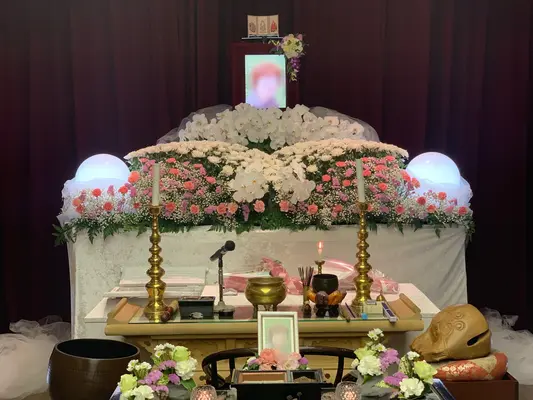 ゆいまーる稲城支店で葬儀を行なった写真