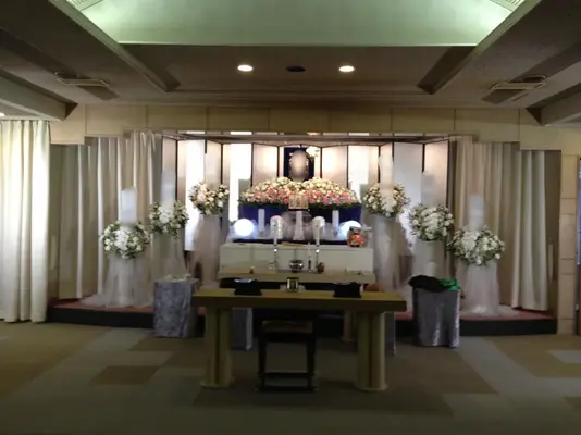 府中の森市民聖苑で葬儀を行なった写真