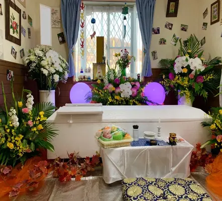 ゆいまーるで葬儀を行なった写真