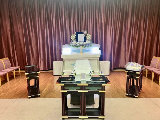 ゆいまーるで葬儀を行なった写真