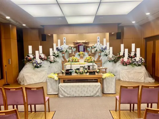 ゆいまーるで葬儀を行なった写真