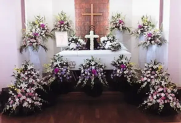 クリスチャンセレモニー　株式会社さいわい企画で葬儀を行なった写真