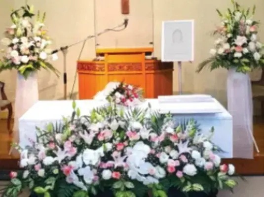 クリスチャンセレモニー　株式会社さいわい企画で葬儀を行なった写真