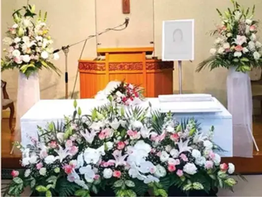 クリスチャンセレモニー　株式会社さいわい企画で葬儀を行なった写真