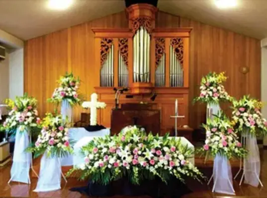 クリスチャンセレモニー　株式会社さいわい企画で葬儀を行なった写真