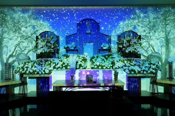 総合葬礼式場　白川会館 花音で葬儀を行なった写真
