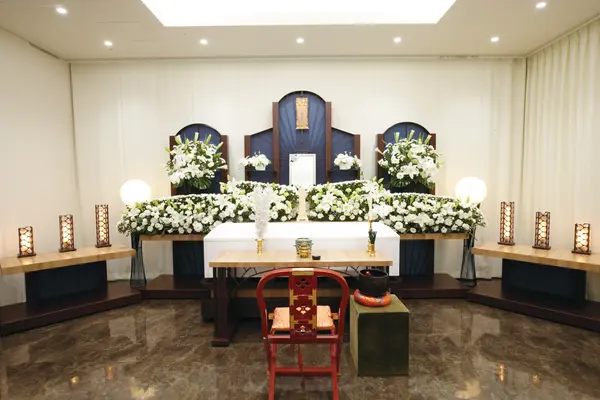 総合葬礼式場　白川会館 花音で葬儀を行なった写真