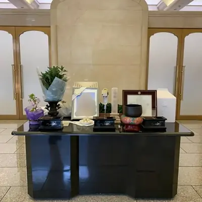 華セレモニーで葬儀を行なった写真