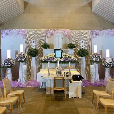 華セレモニーで葬儀を行なった写真