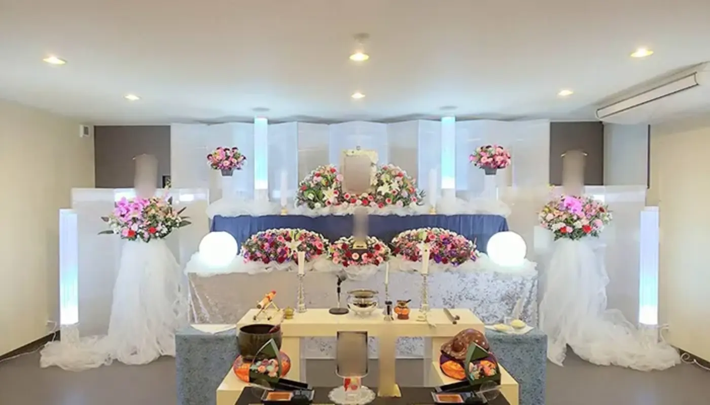 大満足の花祭壇