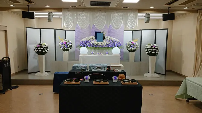 家族葬相談センターで葬儀を行なった写真