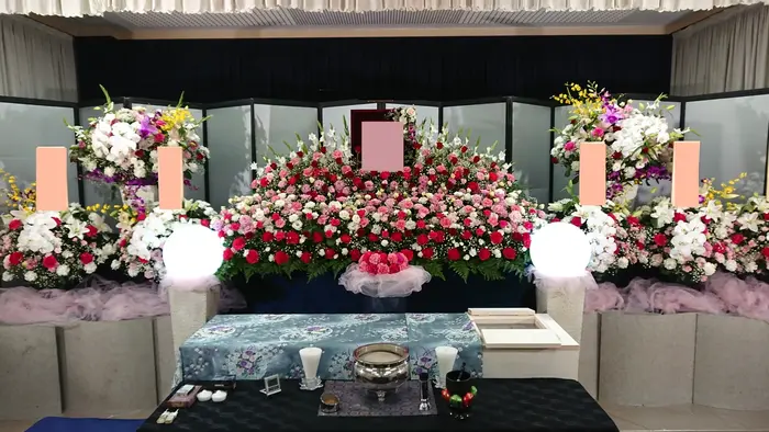 家族葬相談センターで葬儀を行なった写真