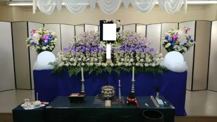 一休庵 久保山式場で葬儀を行なった写真