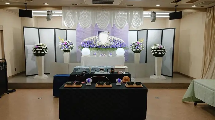 一休庵 久保山式場で葬儀を行なった写真