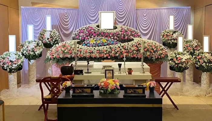 神奈川メモリアルで葬儀を行なった写真