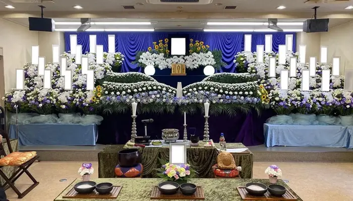 神奈川メモリアルで葬儀を行なった写真