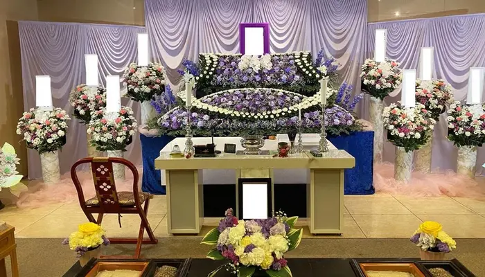 神奈川メモリアルで葬儀を行なった写真