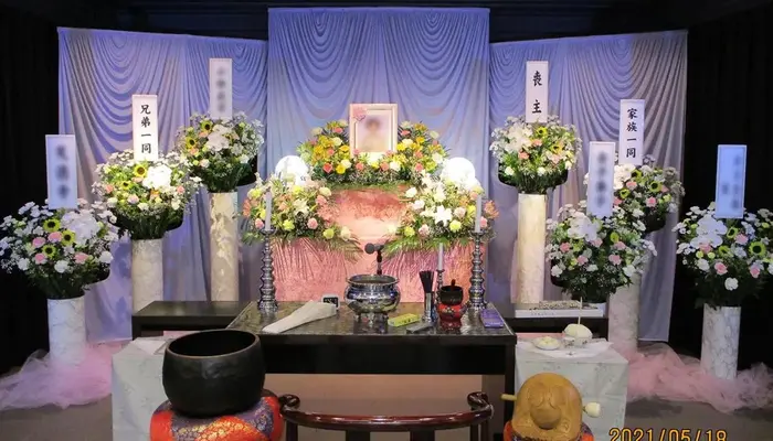 神奈川メモリアル港南営業所で葬儀を行なった写真