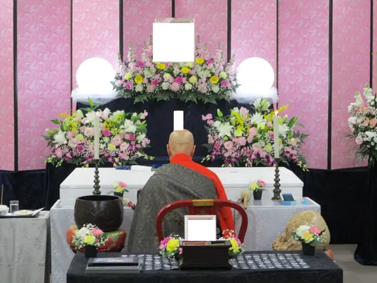 神奈川メモリアルで葬儀を行なった写真