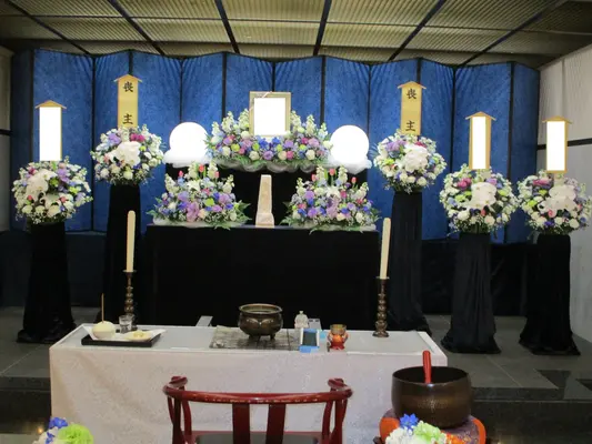 神奈川メモリアルで葬儀を行なった写真