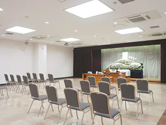 平安会館さいわいで葬儀を行なった写真