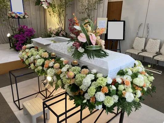 総合葬祭 蓮美典礼で葬儀を行なった写真