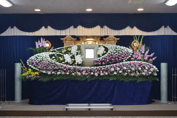 松下葬祭(さくらホール)で葬儀を行なった写真