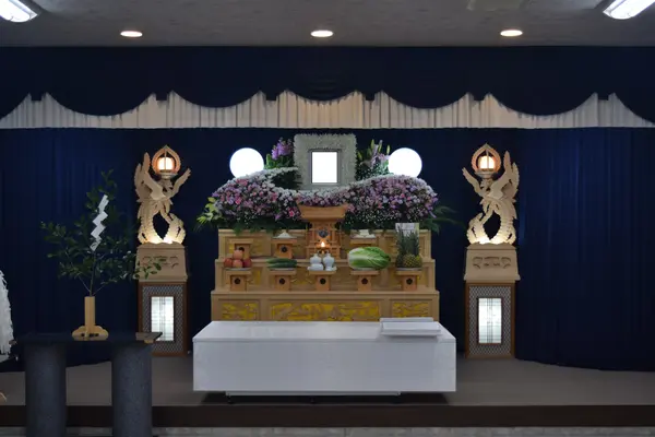 松下葬祭(さくらホール)で葬儀を行なった写真