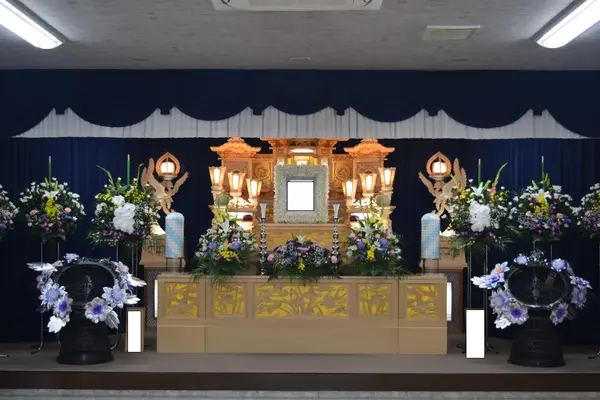 松下葬祭(さくらホール)で葬儀を行なった写真