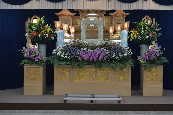 松下葬祭(さくらホール)で葬儀を行なった写真