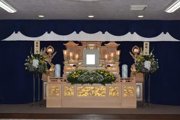 松下葬祭(さくらホール)で葬儀を行なった写真