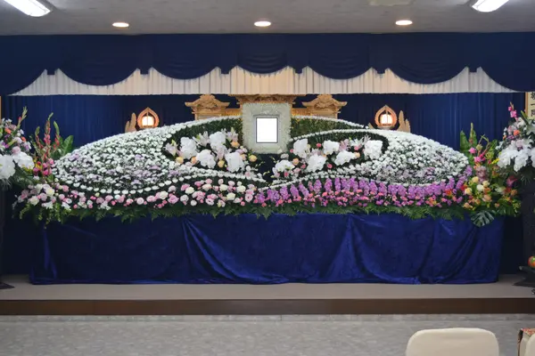 松下葬祭（さくらホール）で葬儀を行なった写真