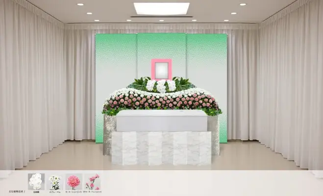 家族葬ホール馬絹会館で葬儀を行なった写真